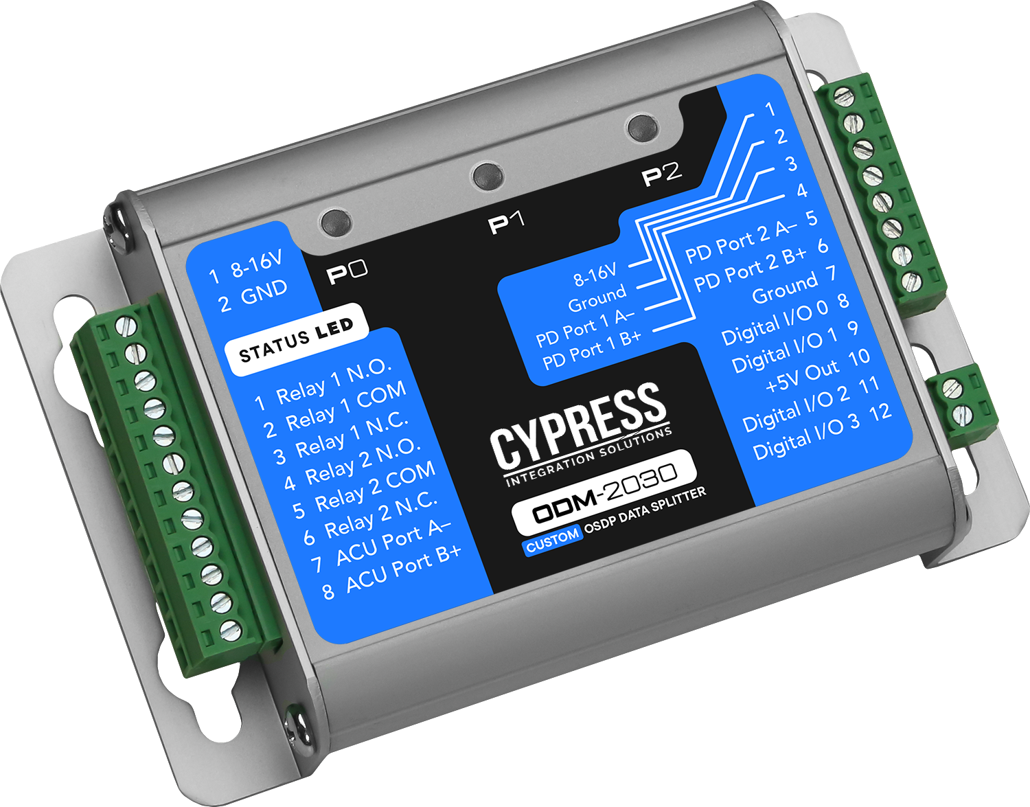 Custom Intelligent OSDP/Wiegand Data Splitter