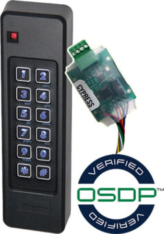 Wiegand Farpointe Data CONEKT Mobile-Ready Contactless Smartcard Keypad & Reader (2.4-GHz/13.56-MHz) — MIFARE® DESFire® EV1 and EV2 Support; mullion mount