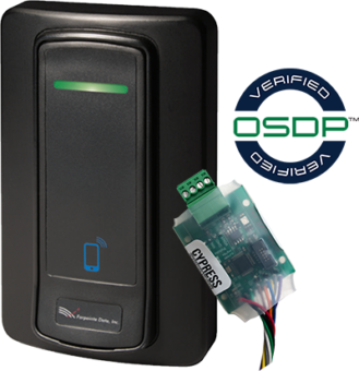 Wiegand Farpointe Data CONEKT Mobile-Ready Contactless Smartcard Reader (2.4-GHz/13.56-MHz) — MIFARE® DESFire® EV1 and EV2 Support; mullion and single-gang mount