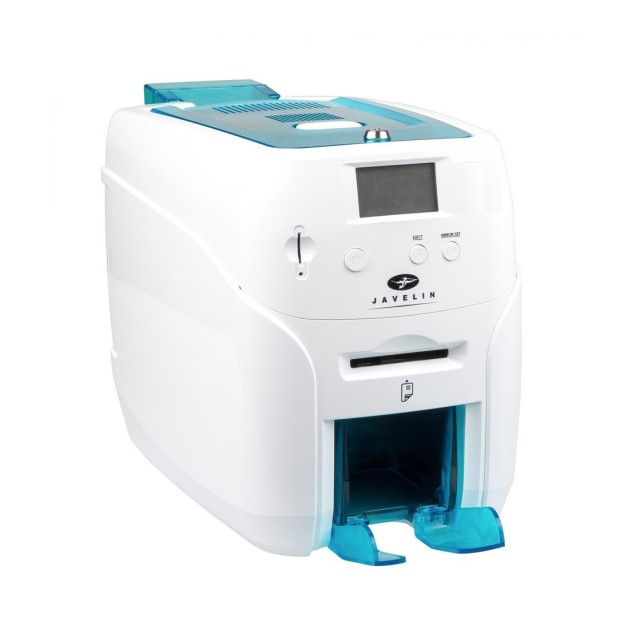 Javelin DNA Pro Mboss card printer/embosser, auto feed, single-side (ribbon YMCKO)