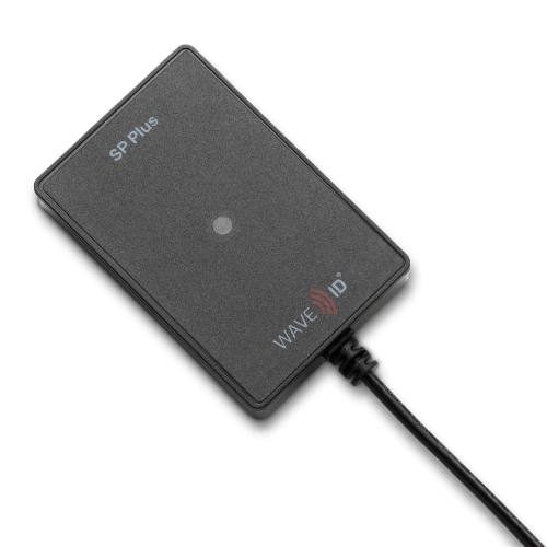 WAVE ID SP Plus Keystroke SP w/iCLASS SE & Seos Black USB Reader - Image 2