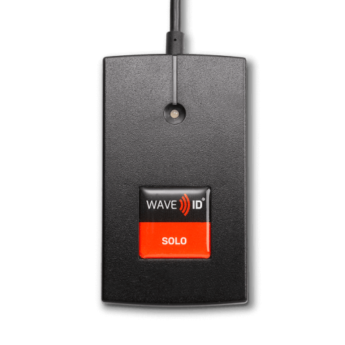 WAVE ID Solo Keystroke Indala 26 bit Black USB Reader w/mountings