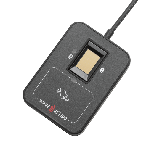 WAVE ID Bio SDK Badge & Fingerprint  Combo Black USB Reader - Image 3