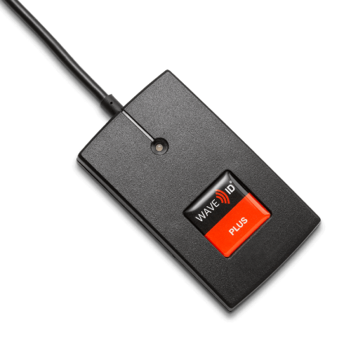 WAVE ID Plus Mini Keystroke Black USB Reader w/ mountings - Image 2