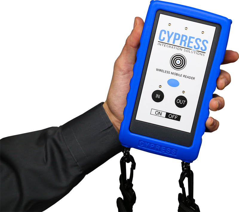 Cypress Wireless Handheld Reader kit with wireless OSDP Secure Channel AES-128 Encryption