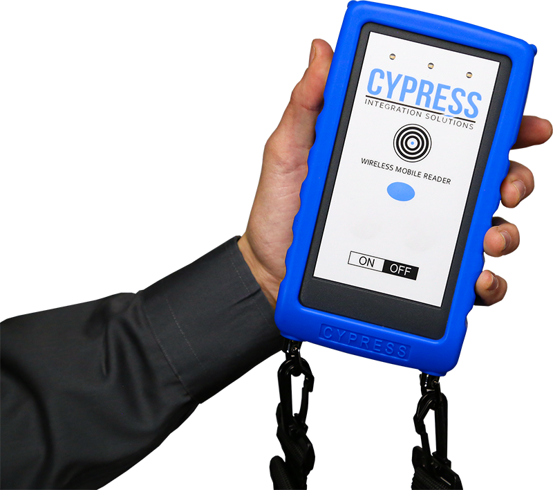 Cypress Wireless Handheld Reader kit with wireless OSDP Secure Channel AES-128 Encryption